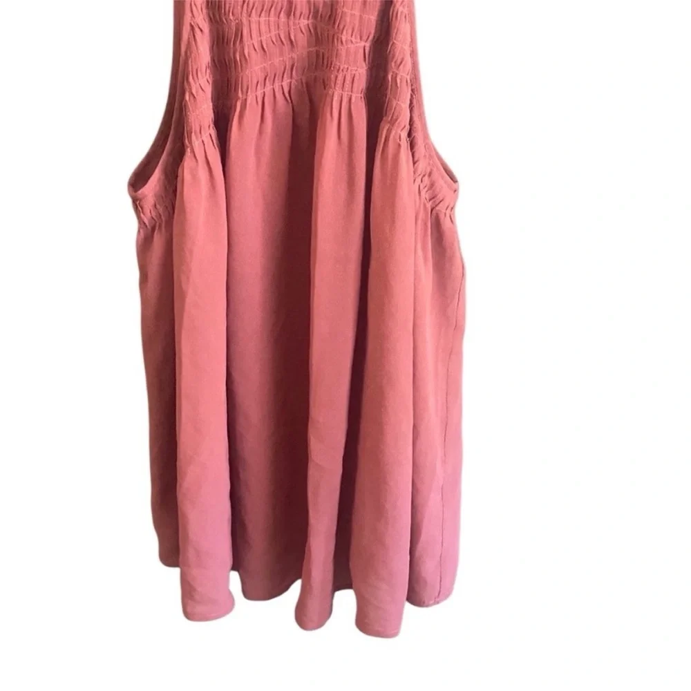 Joie Soseh Smocked Sleeveless Top, Burnt Terracotta… size medium - Picture 11 of 12